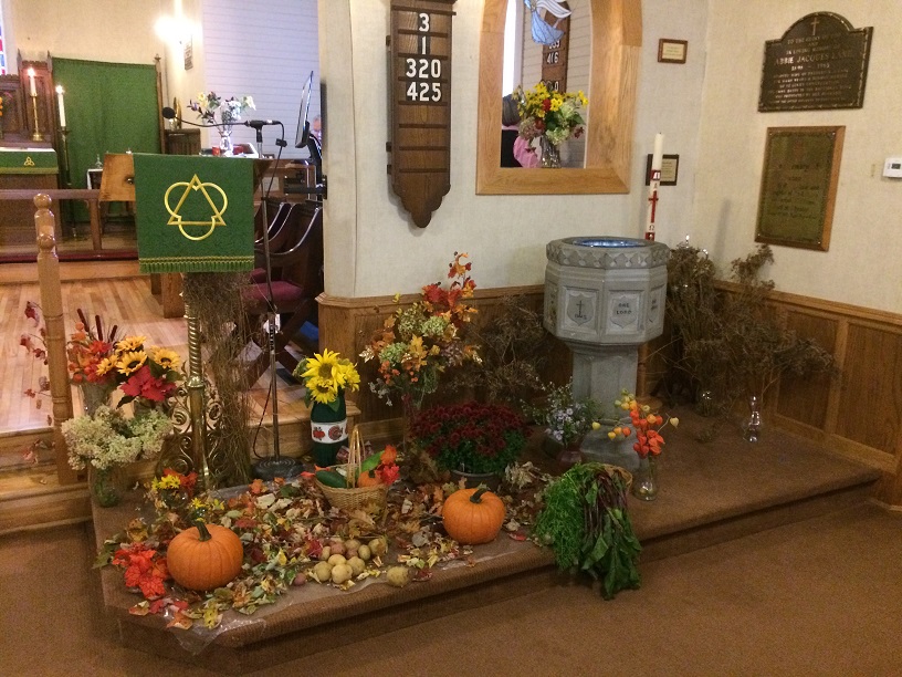 Harvest Thanksgiving Sunday, October 7, 2018.